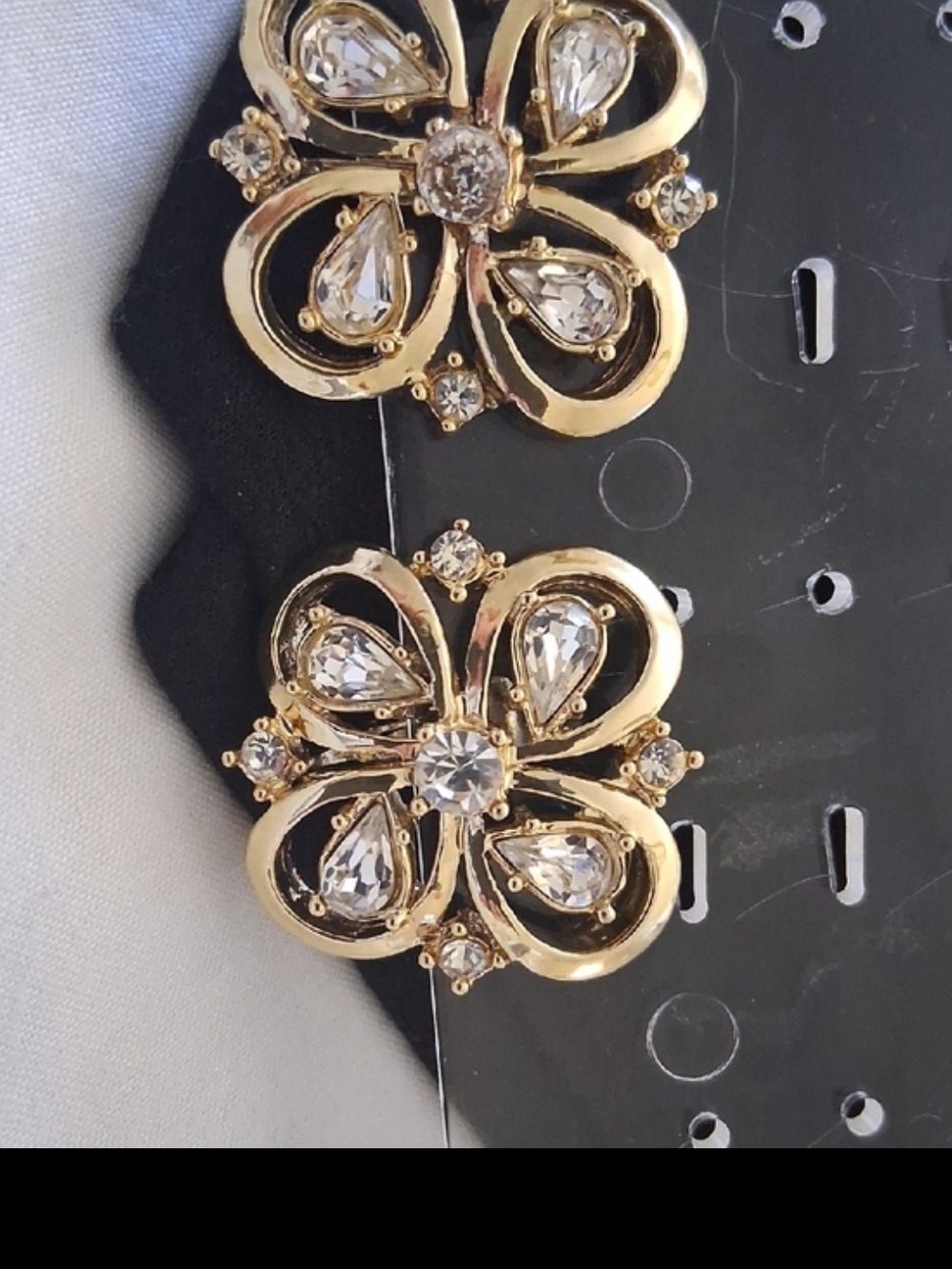 Lot of 6 Pairs  Of Gold-Tone Earrings
